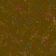 a brown background with many different colored dots