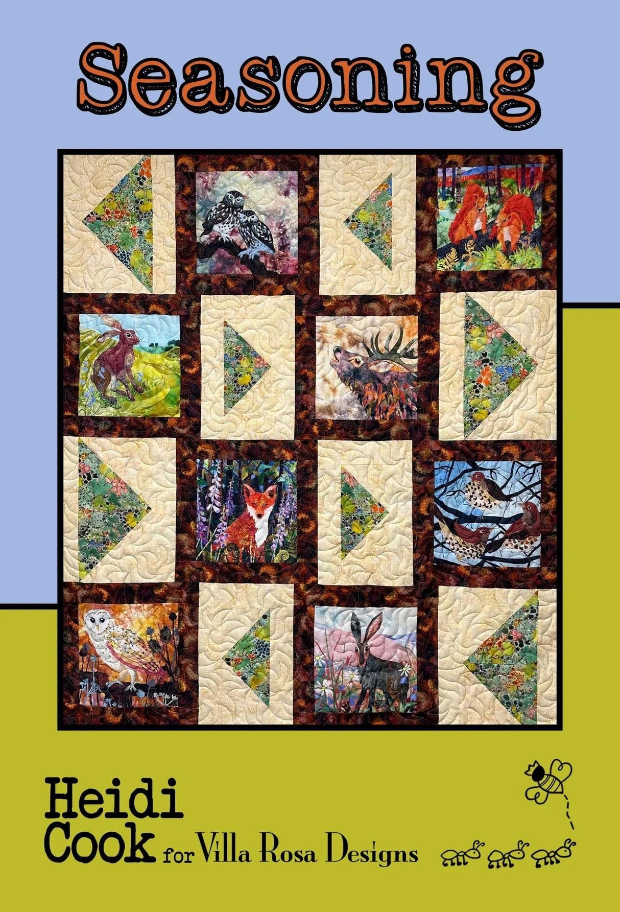 Seasoning Quilt Pattern - Printed Pattern Only - From Villa Rosa Designs 42" x 48" works with a panel