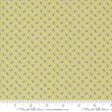a ruler with a yellow background with small blue dots