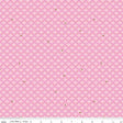 100 Aker Woods Honey Hex Pink Yardage C15715-Pink Sold in 1/2 yard increments cut continuously