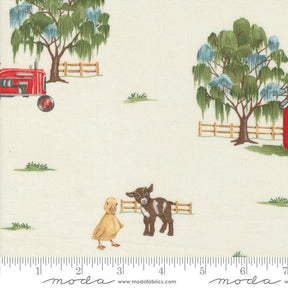 Willows Farm Willow's Farm All Over Cloud Yardage 56100-11 by Deb Strain for Moda Fabric Sold in 1/2 yard increments cut continuously