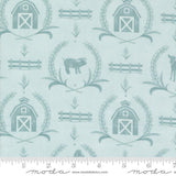 Willows Farm Farm Yard Damask Sky Yardage 56102-16 by Deb Strain for Moda Fabric Sold in 1/2 yard increments cut continuously