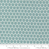 Willows Farm Chickenwire Yardage Pond 56106-27 by Deb Strain for Moda Fabric Sold in 1/2 yard increments cut continuously