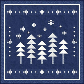 Winter Walk in the Woods Quilt Pattern by Fig Tree Quilts FTQ1991 69" x 69" Printed Pattern Only