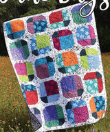 June Bugs Quilt Pattern Card by Running Doe Quilts for Villa Rosa Designs finished size 54" x 66"