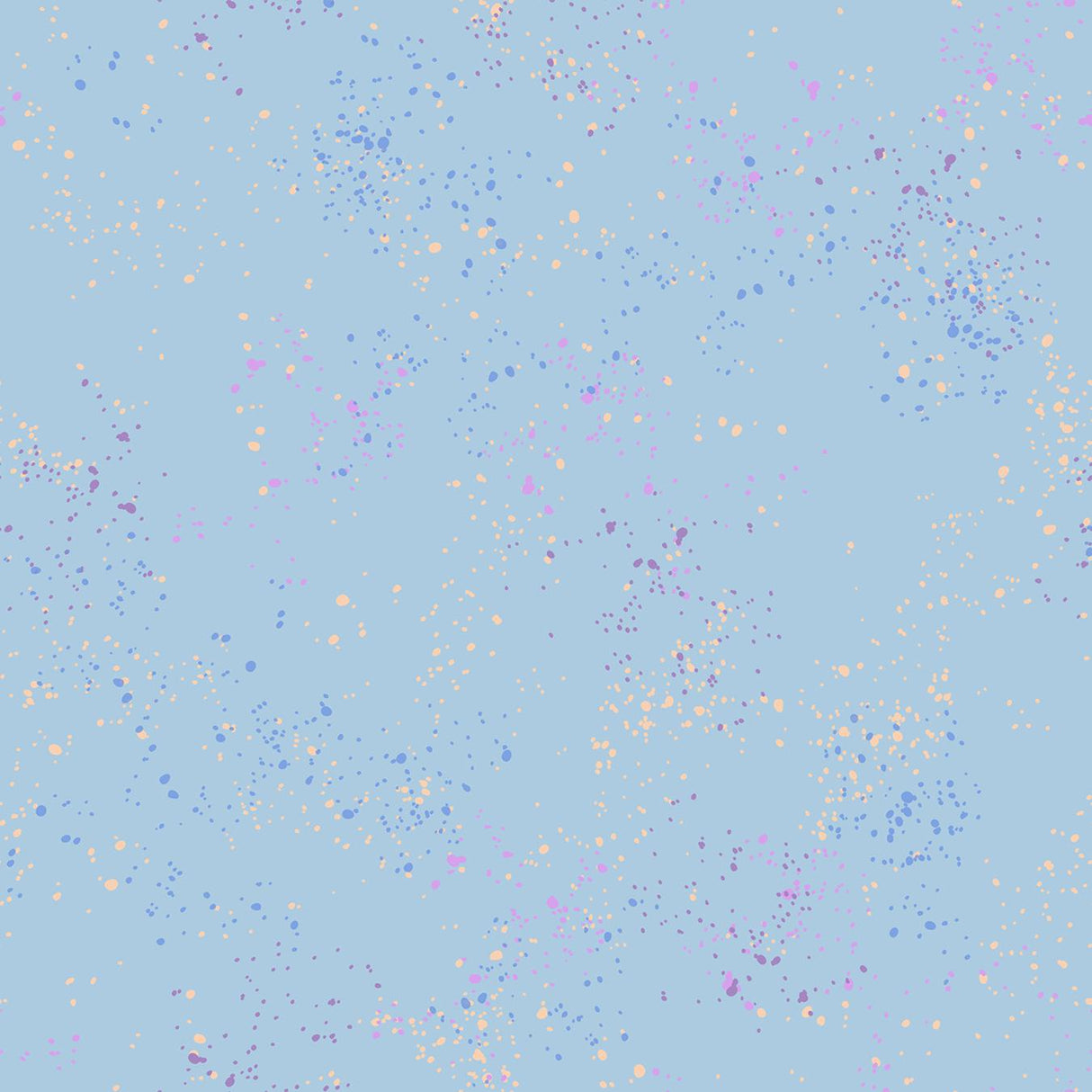 a blue sky filled with lots of tiny stars