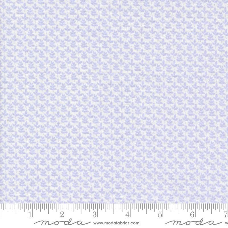 a ruler with a blue and white pattern on it