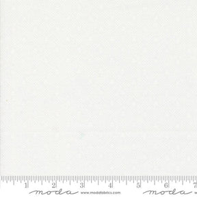 a ruler with a white background with white dots