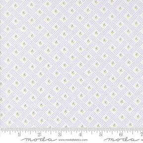 a ruler with a white and yellow pattern on it
