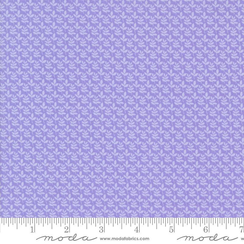 a ruler with a purple and white pattern on it