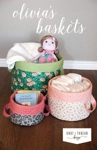 Olivias Baskets by Knot and Thread Design KAT100