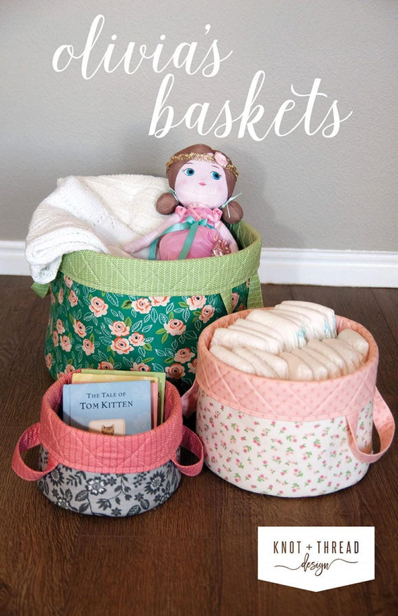 Olivias Baskets by Knot and Thread Design KAT100