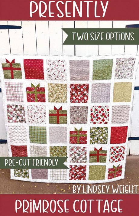 Presently PCQ-040 quilting pattern by Primrose Cottage Quilts