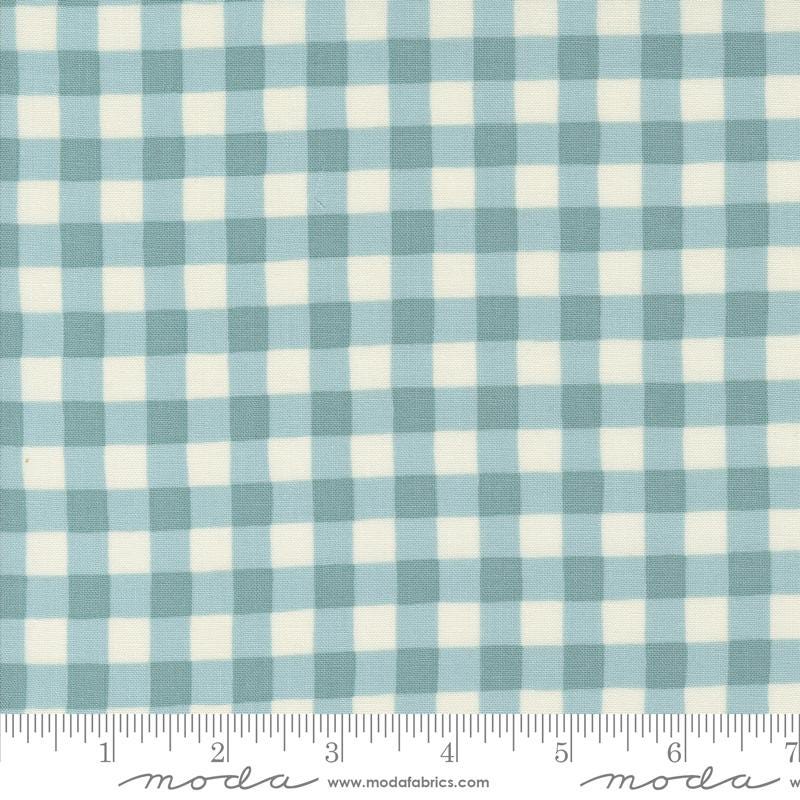 Willows Farm Farm House Gingham Sky Yardage 56108-16 by Deb Strain for Moda Fabric Sold in 1/2 yard increments cut continuously