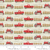 Willows Farm Trucks and Tractors Cloud Yardage 56103-11 by Deb Strain for Moda Fabric Sold in 1/2 yard increments cut continuously