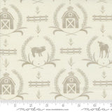 Willows Farm Farm Yard Damask Cloud Yardage 56102-11 by Deb Strain for Moda Fabric Sold in 1/2 yard increments cut continuously