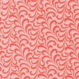 a red and white wallpaper with a design on it