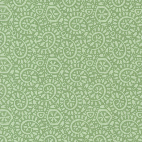 a green and white background with a pattern
