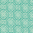 a green and white flower pattern on fabric