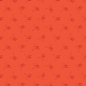 Press On Mini Irons Red C15261-Red by J. Wecker Frisch for Riley Blake Sold in 1/2 yard Increments