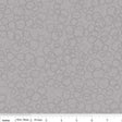 In the Ocean Bubbles Gray Yardage - c4114-Gray sold and cut in 1/2 yard increments