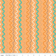 In the Ocean Stripe Orange Yardage - c4113-Orange sold and cut in 1/2 yard increments