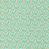 a green and white pattern with small squares
