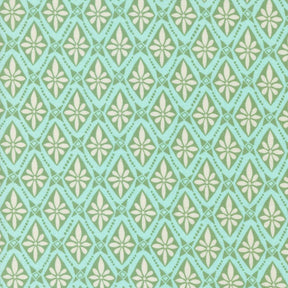 a green and white pattern with small squares