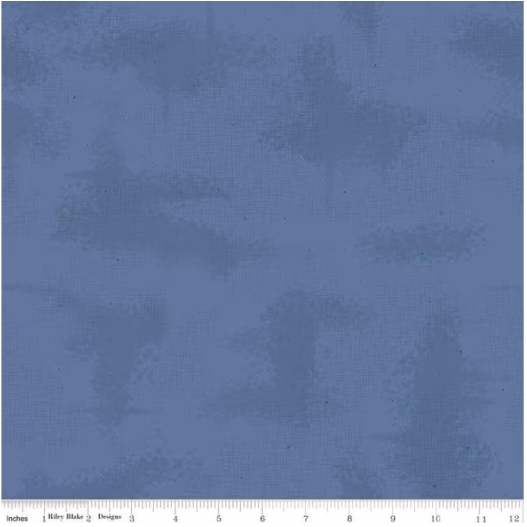 Shabby Denim C605-Denim by Lori Holt for Riley Blake 1/2 yard increments