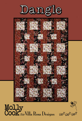Dangle Quilt Pattern Card by Molly Cook for Villa Rosa Designs finished size 52" x 79"