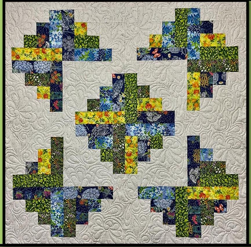 Mesa Verde Quilt Pattern Card for Villa Rosa Designs finished size 50" x 50"