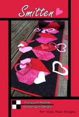 Smitten Table runner Quilt 13In X 49In Using 10In Squares