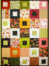 Pandemonium Quilt Pattern Card for Villa Rosa Designs finished size 48" x 67"