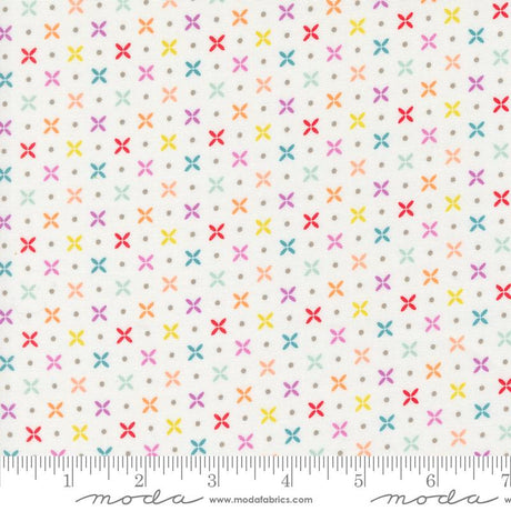 Laguna Sunrise Orange Peel Off White Yardage 37686-11 By Sherri and Chelsi Sold by 1/2 Yard Increments