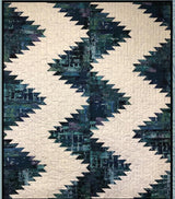 Pathways Quilt Pattern Card by Sugar Pine Quilt Designs for Villa Rosa Designs finished size 62"x70"