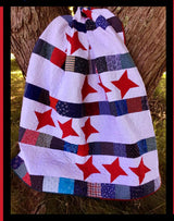 Salute Quilt Pattern Card by Tricia Lynn Maloney Orphan Quilt Designs for Villa Rosa Designs finished size 63" x 72"
