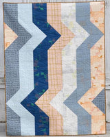 Smudge Quilt Pattern Card by Running Doe Quilts for Villa Rosa Designs finished size 52" x 70"