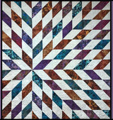 Solar Flare Printed Pattern for Villa Rosa Designs Size 66" x 72"