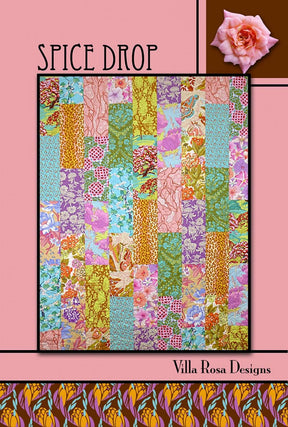 Spice Drop Printed Pattern by Pat Fryer for Villa Rosa Designs Size 54" x 72"