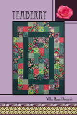 Teaberry Printed Pattern for Villa Rosa Designs Size 45" x 63"
