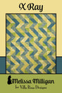X-Ray Printed Pattern by Melissa Milligan for Villa Rosa Designs Size 44" x 52"