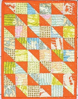 Lil' Waverly Quilt Pattern Card by Running Doe Quilts for Villa Rosa Designs finished size 9" x 12"