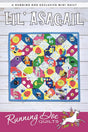 Lil' Asagail Quilt Pattern Card by Running Doe Quilts for Villa Rosa Designs finished size 12" x 12"