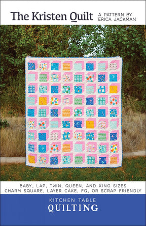 The Kristen Quilt Pattern KTQ182 by Kitchen Table Quilting (baby, lap, twin, queen and king sizes)