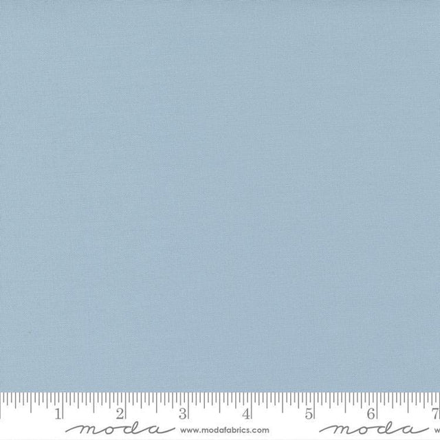 Moda Bella Solids Yardage Bunny Hill Blue - 9900-176 by Moda Fabrics Sold in 1/2 yard increments