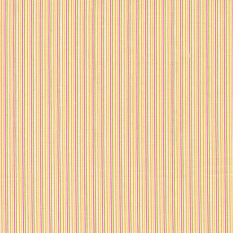 a close up of a yellow and red striped fabric