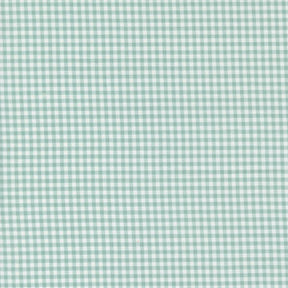 a blue and white checkered paper with a white background
