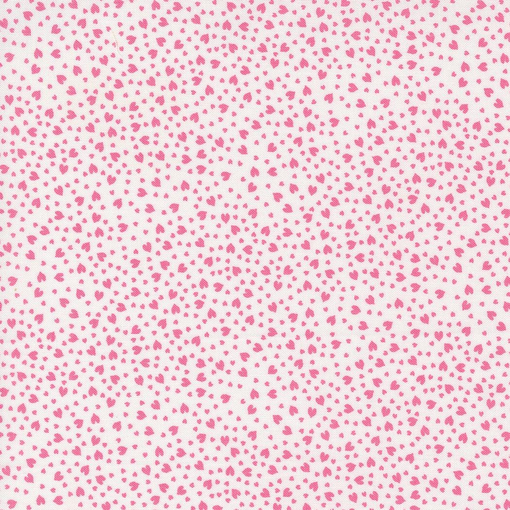 a white background with pink hearts on it
