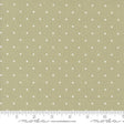 a ruler with white dots on a green background
