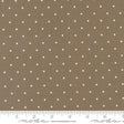a brown and white polka dot fabric
